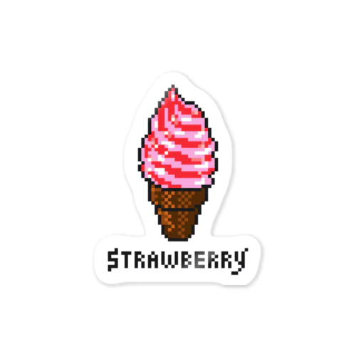 Strawberry ステッカー