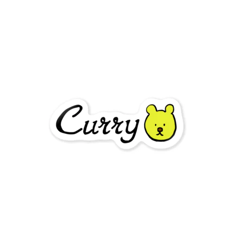 Curryロゴスティッカー 스티커