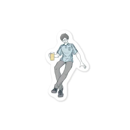 藤くん_乾杯 Sticker