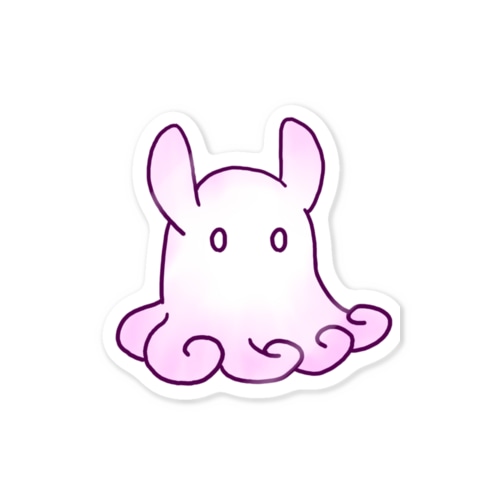 ジュウモンジダコさんのステッカー♪（深海生物シリーズ） Sticker