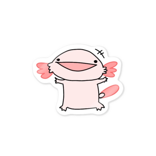 ウーパールーパーのるーぱーくん Sticker