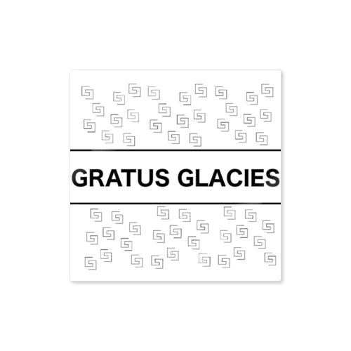 GRATUS GLACIES ステッカー