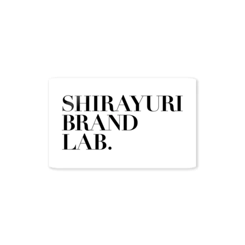 SHIRAYURI BRAND LAB. ステッカー