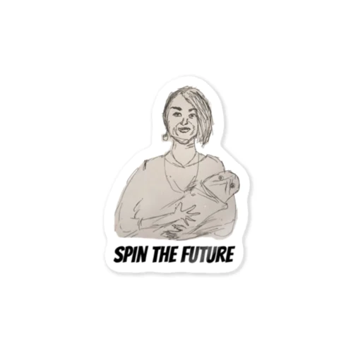 spin  the future ステッカー ステッカー
