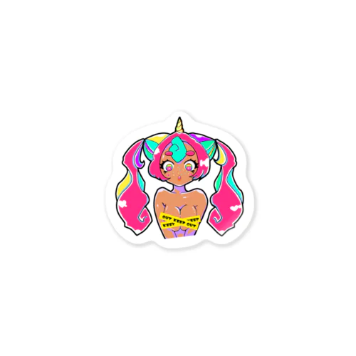 ゆにこーん。 Sticker