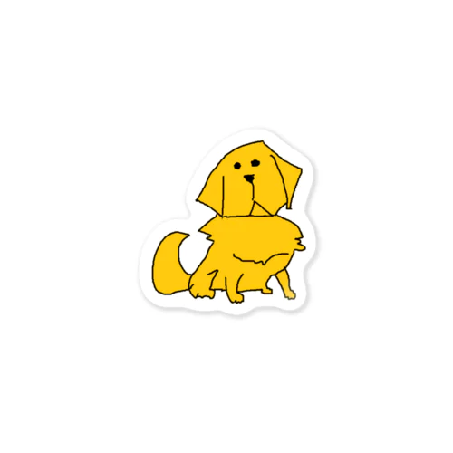 ゴールデンレトリバー　犬 Sticker