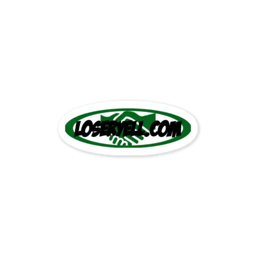 LOSERYELL.com Sticker