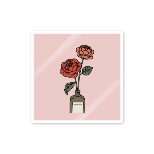 薔薇ステッカー Sticker