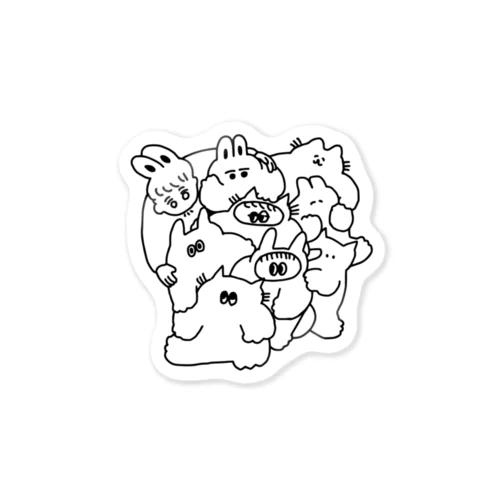 ねこうさず Sticker