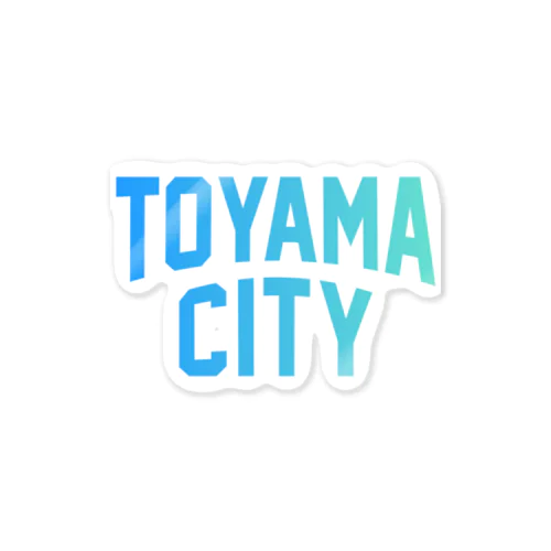  富山市 TOYAMA CITY Sticker