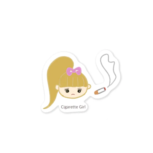 smoker女子 ステッカー