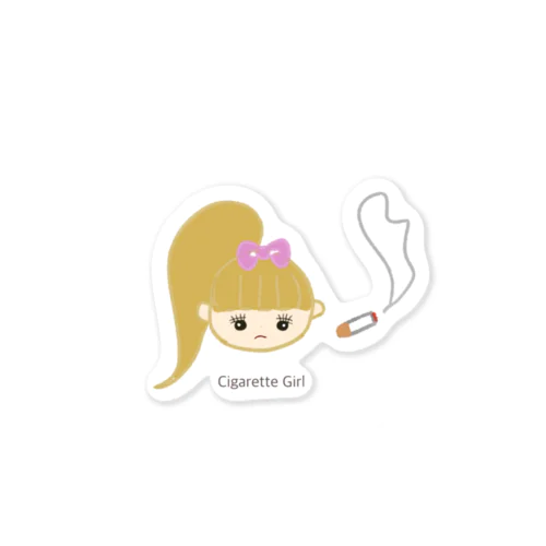 smoker女子 Sticker