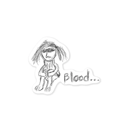 Blood...sticker ステッカー