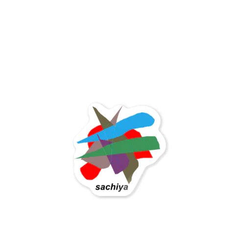 sachiya art ステッカー