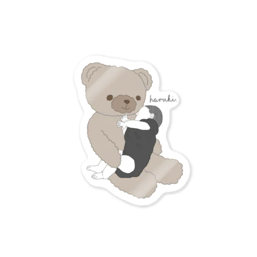 はるひまる　テディベア Sticker