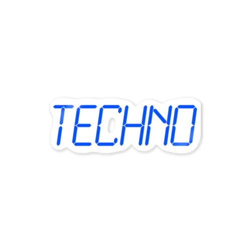 Techno  Sticker