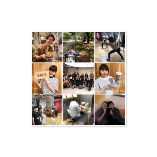 ひろきさんと仲間たちステッカー Sticker