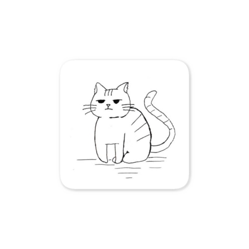 ふきげんねこさん Sticker