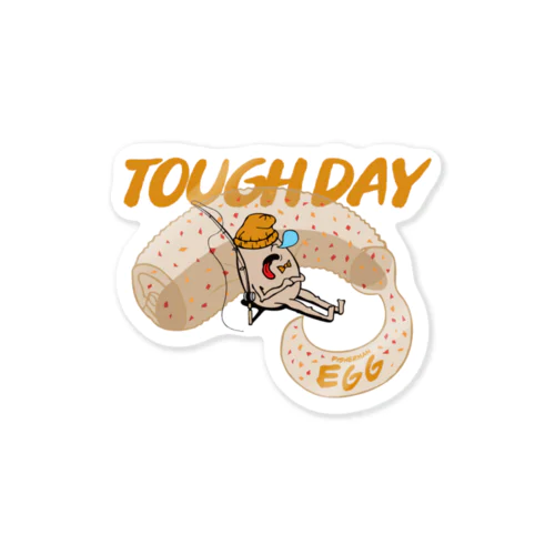 EGG AJITAMA TOUGH DAY Sticker