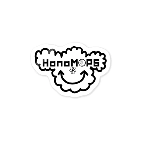 HanaMoPSのロゴ ステッカー