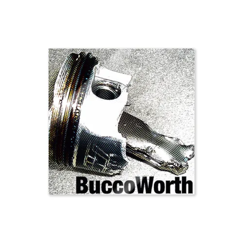 buccoworth_logo_ste Sticker