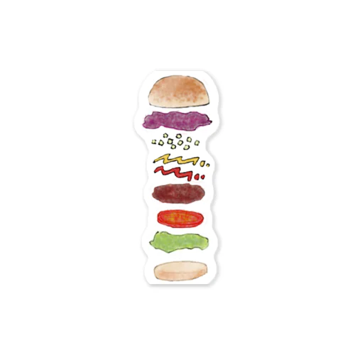 ハンバーガー Sticker