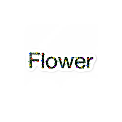 Flower ステッカー