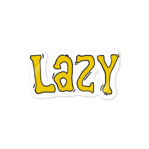 lazy Sticker