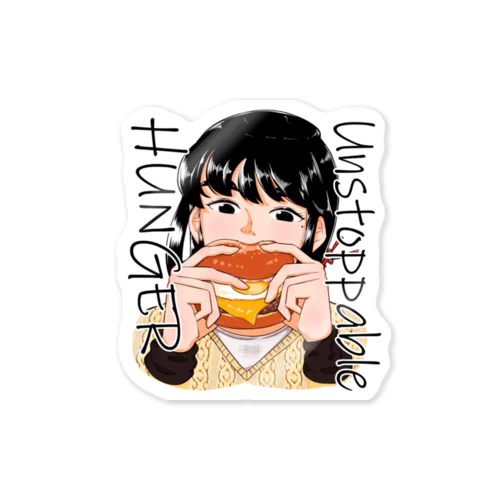 食欲ステッカー Sticker