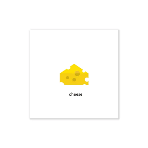 cheese Sticker