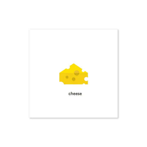 cheese ステッカー