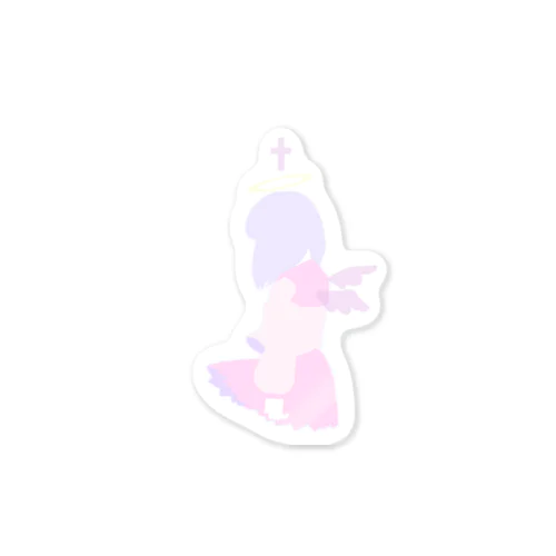 安直な夢かわ女の子 Sticker