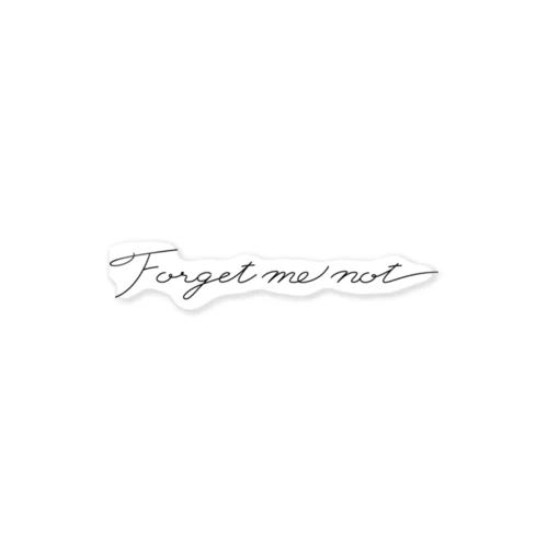 forget me not（フォゲット　ミーノット） Sticker