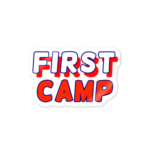 FIRST CAMP　ロゴ ステッカー