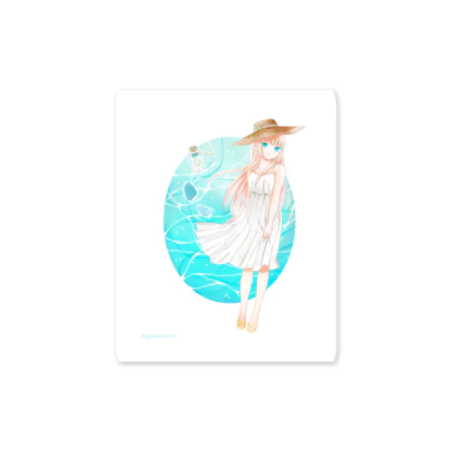 Aquamarine  Sticker