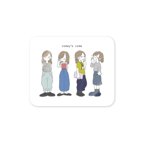 today's code Sticker