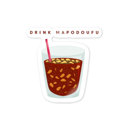 DRINK MAPODOUFU ステッカー