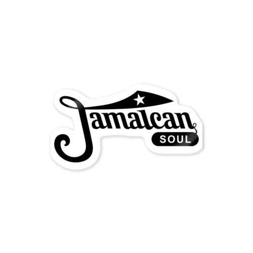 Jamaican Soul BLACK Sticker