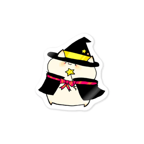 白胡麻　魔女 Sticker