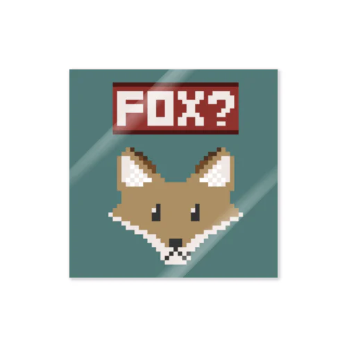 FOX？/green Sticker