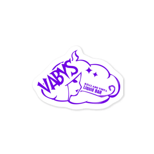 VABYSちゃん紫 ステッカー
