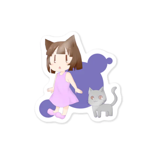 ねこみみちゃん Sticker