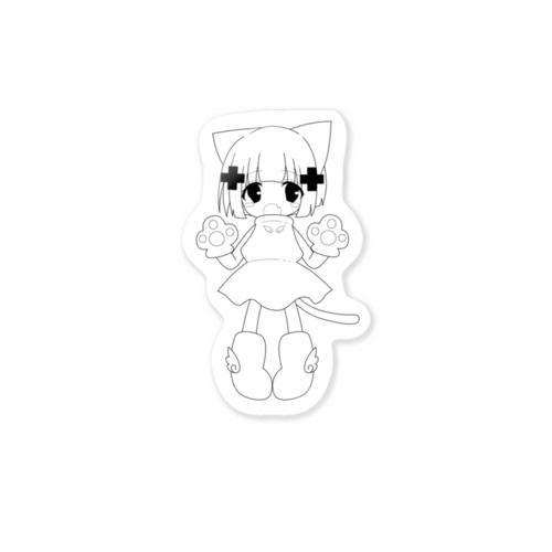 ネコミミホリック文字無し Sticker