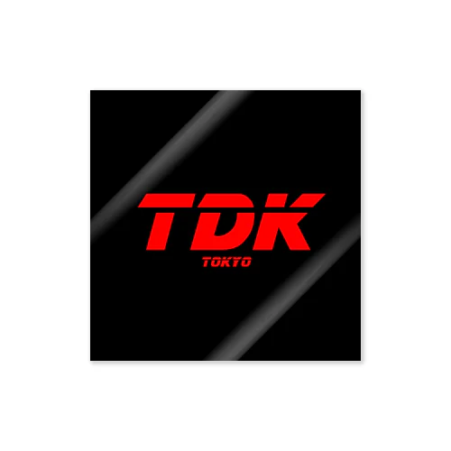 TDK ステッカー