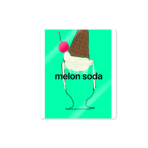 melon ステッカー Sticker