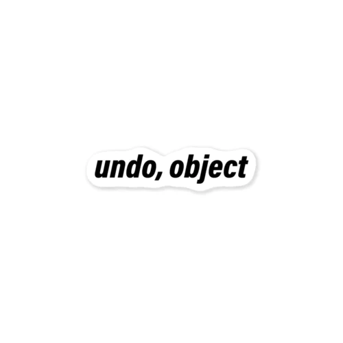 undo, object Sticker
