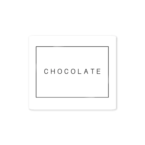 CHOCOLATE Sticker