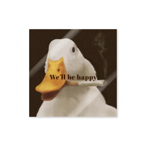 duck smoker Sticker