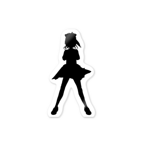 シルエット Sticker