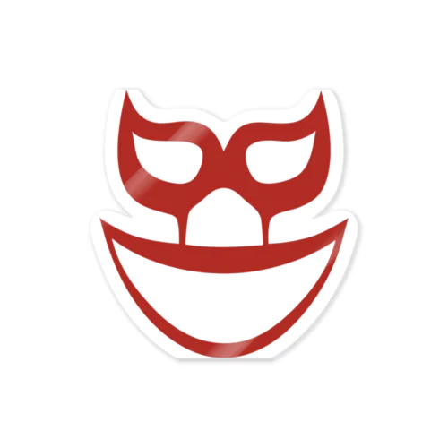 MIL MASCARAS SHARK MASK Sticker